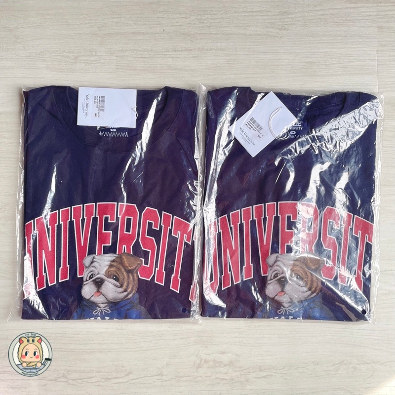 [READY INA] Yale University Handsome Dan Tee T-shirt Navy Original | Stray Kids Seungmin SKZ