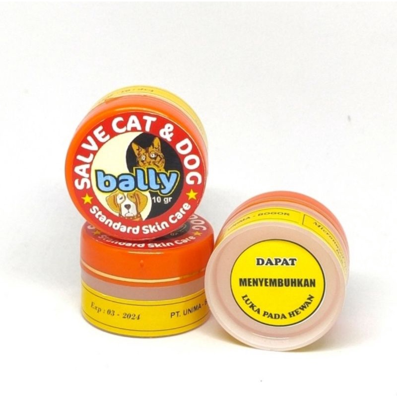 Salep Bally 10 Gr - Obat Jamur Dan Luka Pada Kucing Anjing