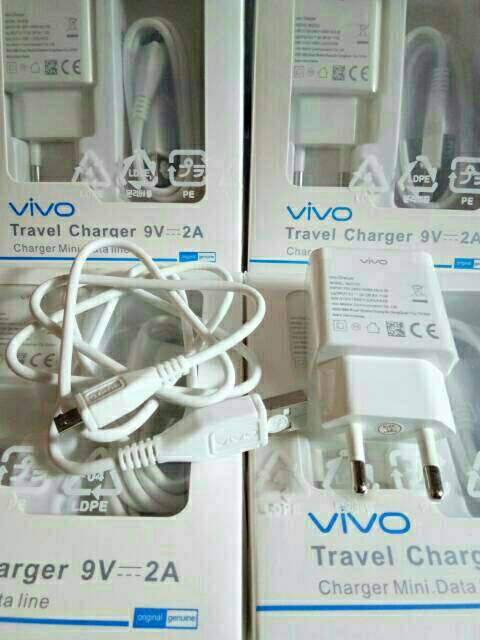 Charger VIVO Original 100% Fast Charging 9V-2A / Charger Vivo V11 V9 V7 V5 V5max V3max Y71 Y83 Y91