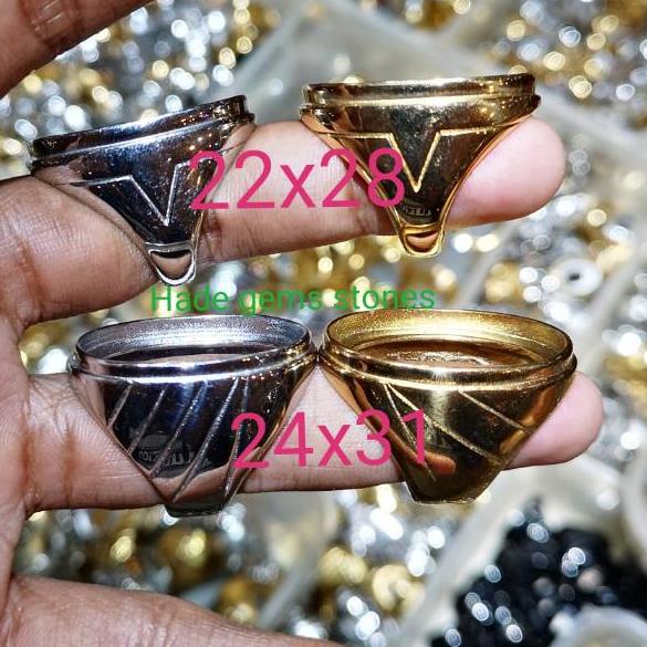 Sedang Promo RING EMBAN TITANIUM SUPER WARNA GOLD SILVER