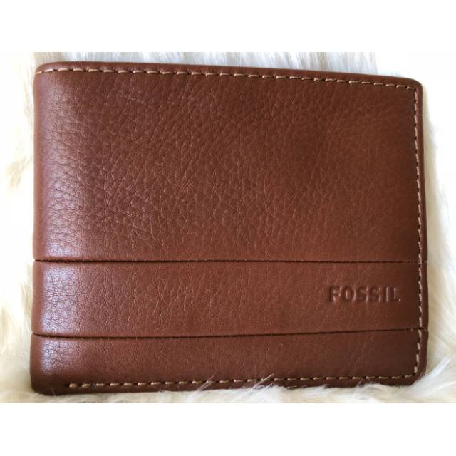 FOSSIL WALLET MAN NAVY