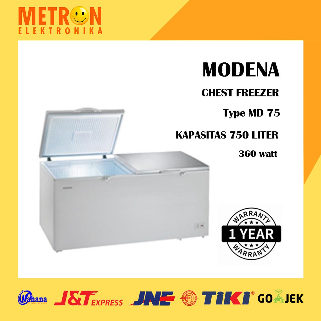 MODENA MD 75 / CHEST FREEZER 700 LITER / MD75