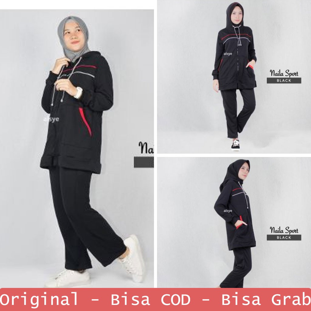 Baju senam muslimah dewasa - NAILA SPORT