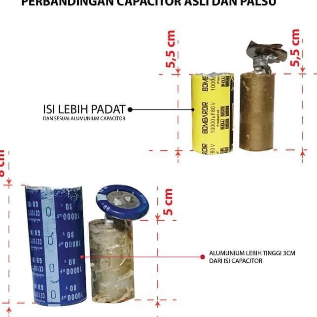 CAPASITOR ELCO 10000UF 80V BOMBARDIR BELL ELKO ELCO 10000 MIKRO 80 VOLT ASLI 10000 UF 80 V VOLT CAPA