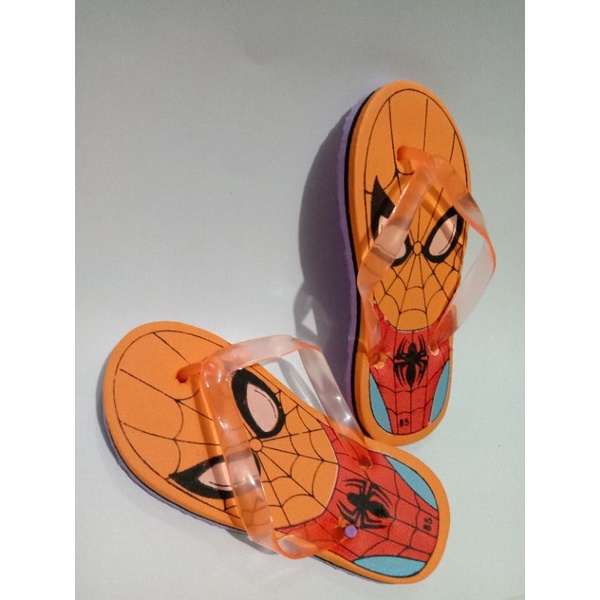 sandal jepit anak _ spidermen _ laba &quot;  ukuran 7,5 / 8 / 8,5