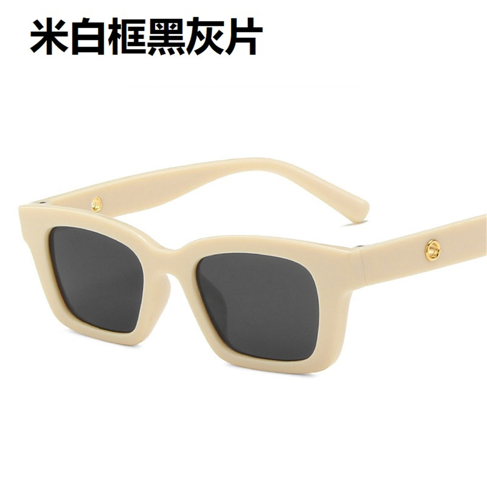 【COD Tangding】Small Square Sunglasses Kim Ji-ni Same Style Sunglasses Retro Korean Web Celebrity Glasses