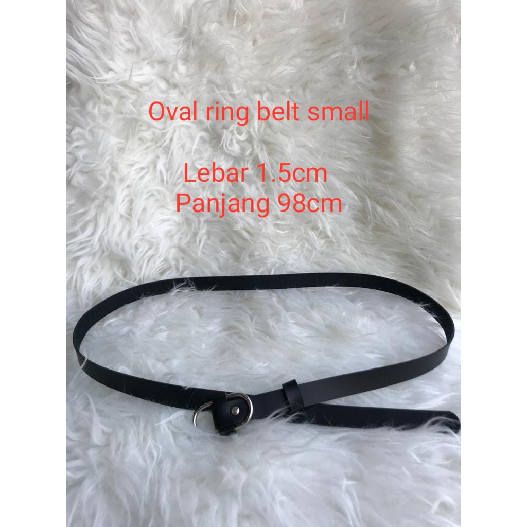 belt wanita/ sabuk/ oval ring belt small/ ikat pinggang/aksesoris