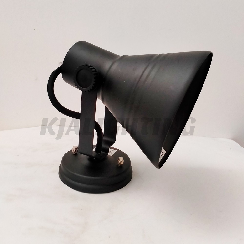 LAMPU SOROT HOLDER TEMPEL E-27 HITAM PAR38 DJ-925