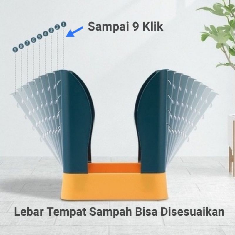 Tong Sampah Lipat Tempat Sampah Multifungsi hijau kuning BISA DI LIPAT / Tempat Sampah Lipat FLEXIBLE