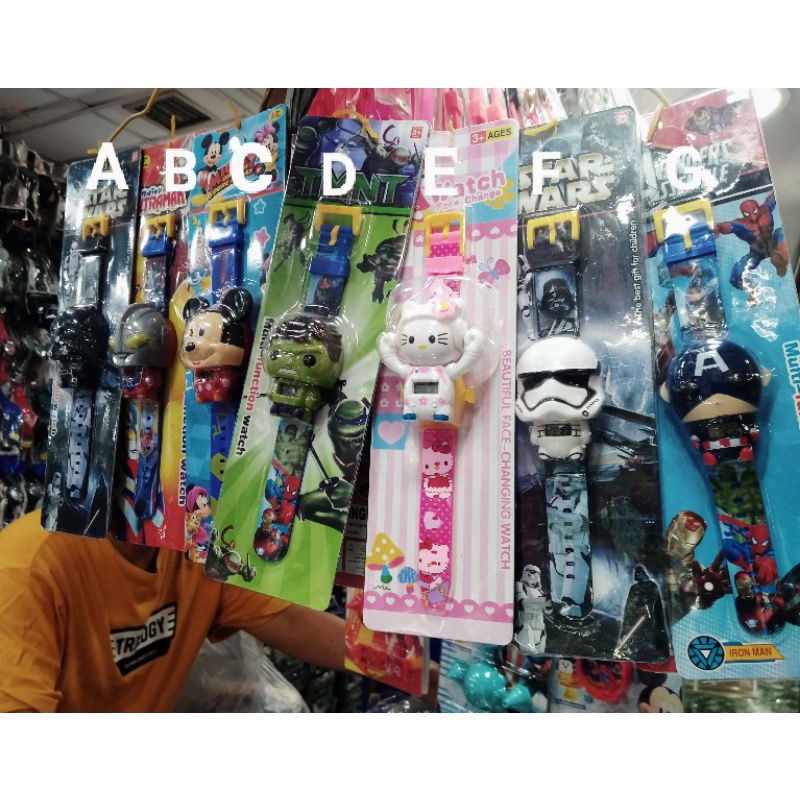 TERBARU DARI RO-27 JAM TANGAN ANAK ANAK TREND FASHION KIDS MOTIF PILIHAN MODEL ROBOT DAN SUPER HERO TERMURAH