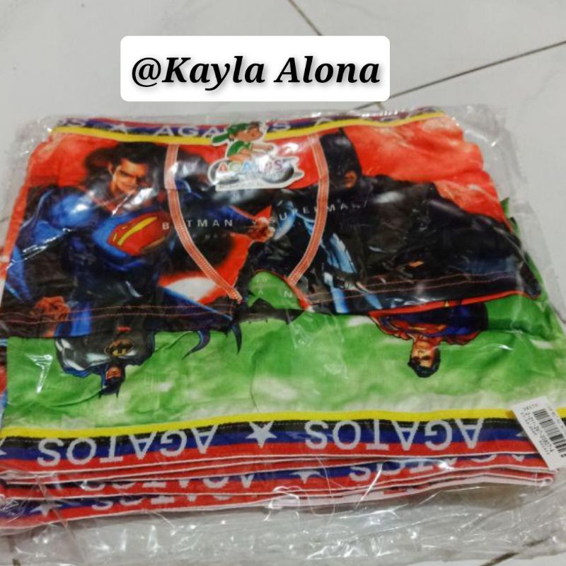 CELANA DALAM BOXER KARAKTER untuk Anak Cowok ( Isi 3pcs )