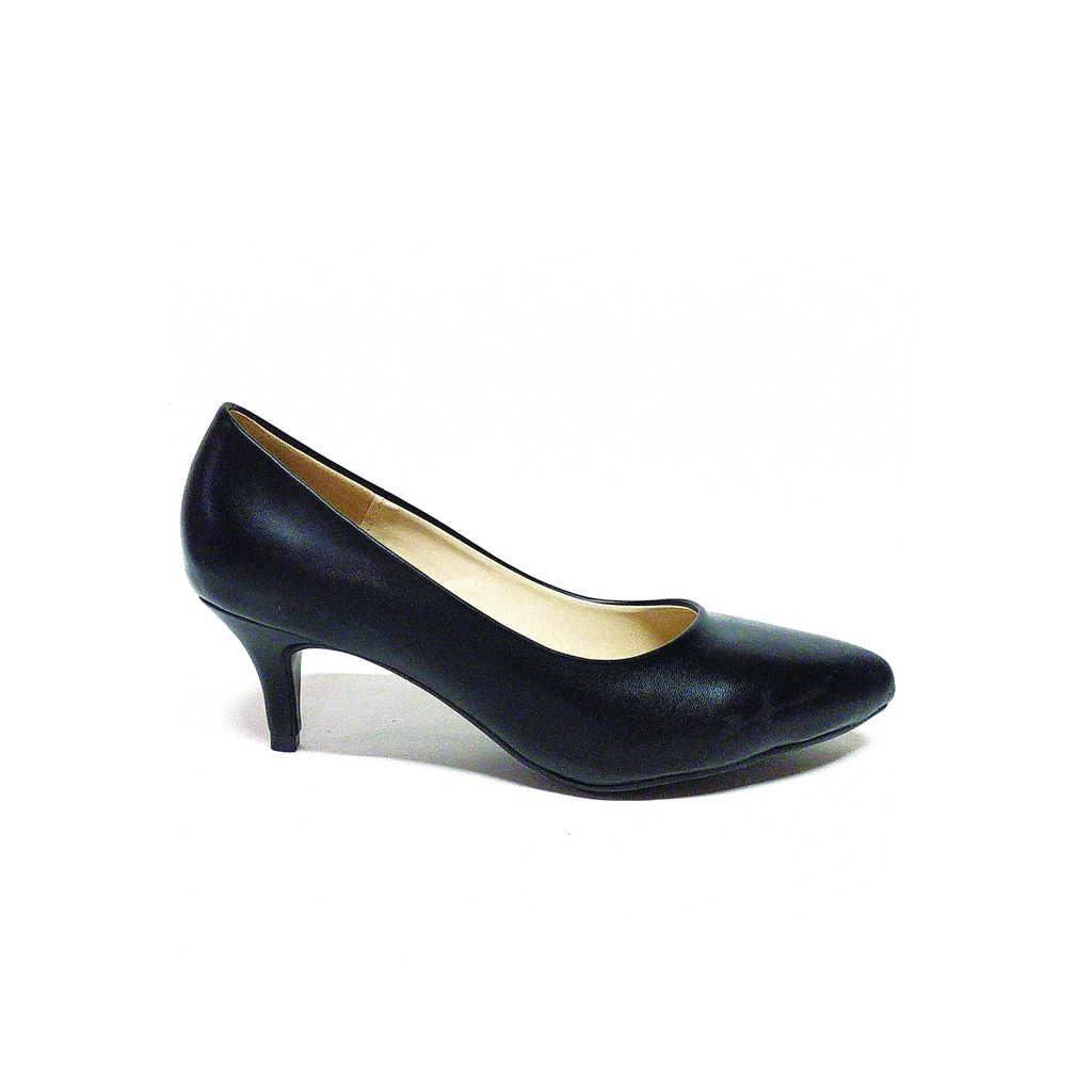 Workswell Sepatu Kerja Wanita Medium Heels 5cm Kode 396 Hitam Dove