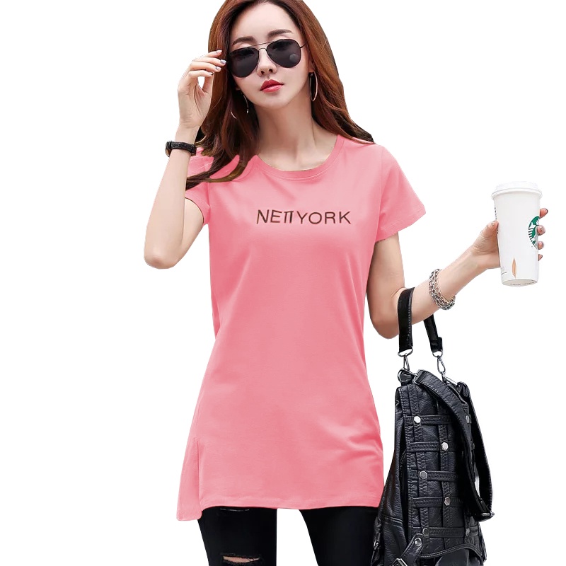 Blus Lengan pendek Wanita Gaya korea printing model terbaru - XSHOP Faira