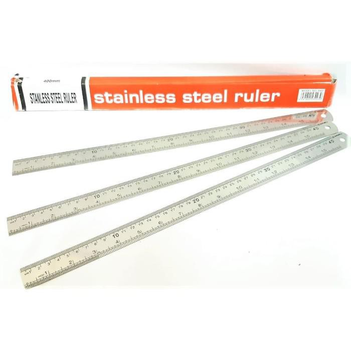 

Penggaris Mistar Besi 40 Cm Stainless Steel