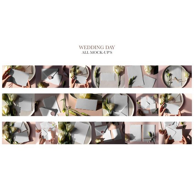 Wedding Day Mock-Up Tenderness - Adobe Photoshop