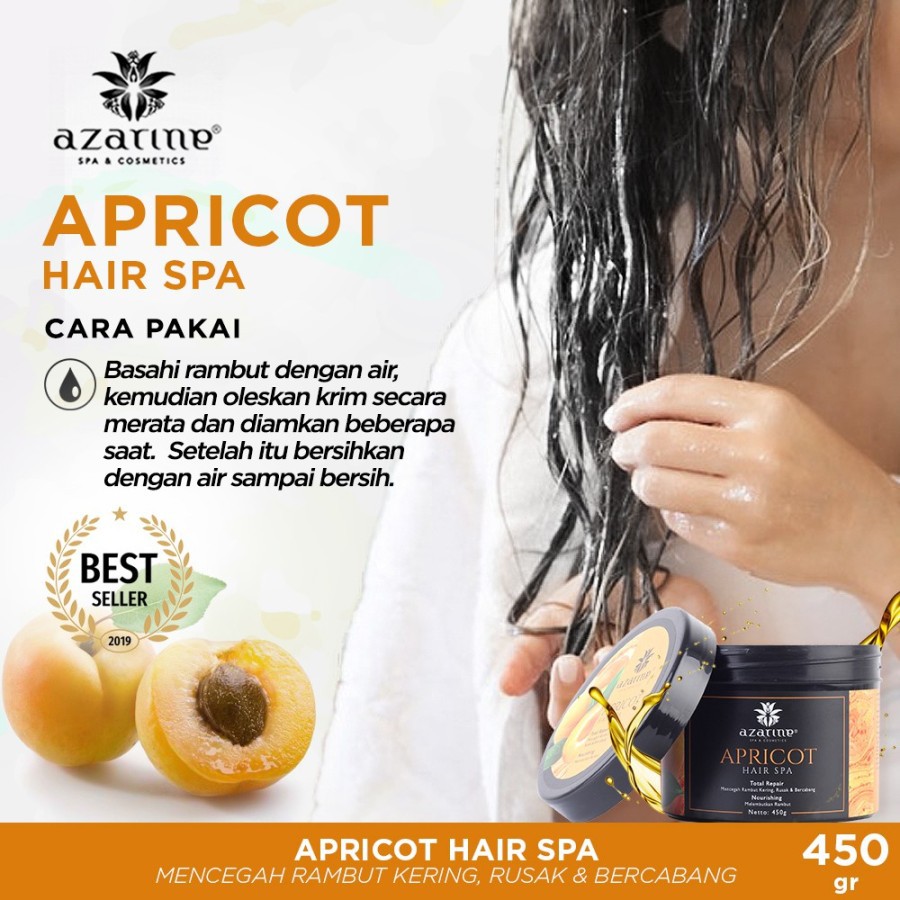 ★ BB ★ AZARINE Hair Spa Total Repair Apricot 200gr - 450gr | | Azarine Masker Rambut