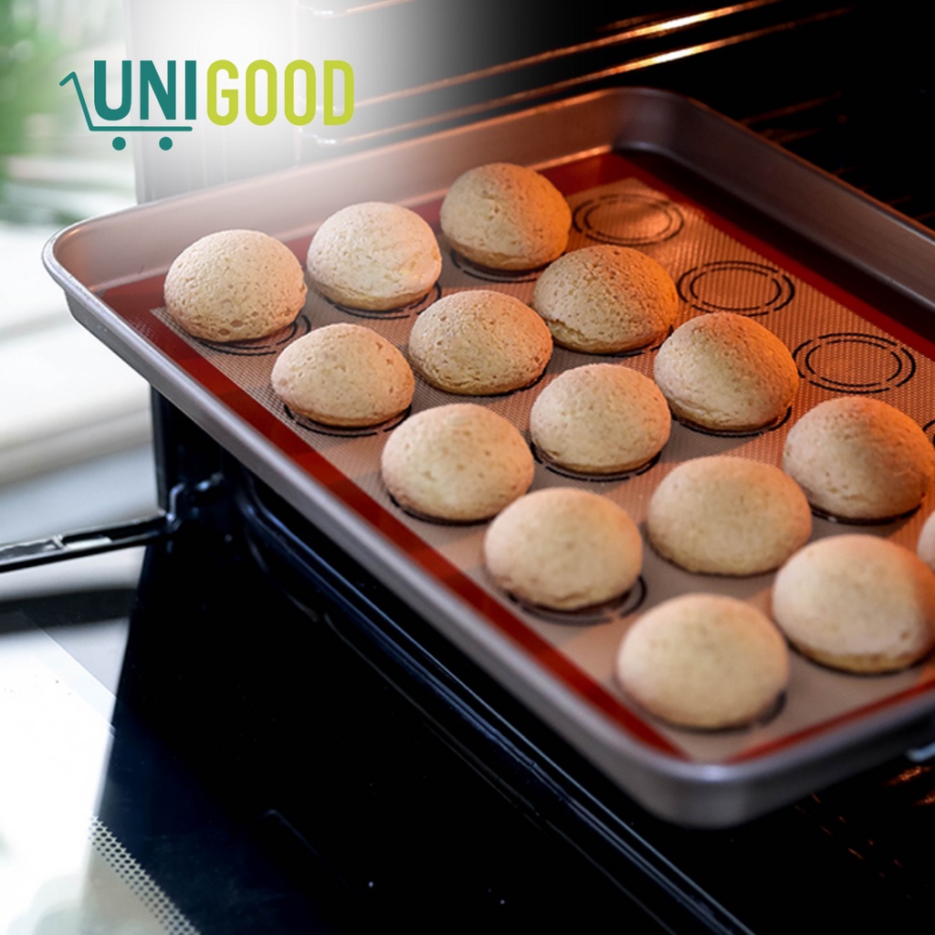 UNIGOOD - Premium Silicone Baking Mat Alas Panggangan Silikon Anti Lengket Silpat Oven Microwave