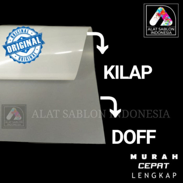 

Sketsagambar- Polyester Transfer Film Kilap Doff Press 2 Sisi Polytrans -Buku-Gambar-Sketsa.