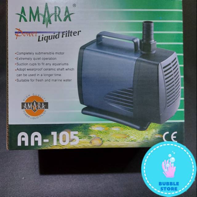 POMPA AKUARIUM AMARA AA-105 / MESIN KOLAM AMARA AA - 105 / MESIN AQUARIUM AMARA AA 105 /  POND PUMP 