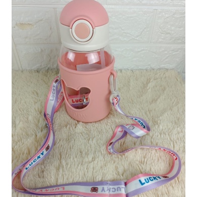 Botol Anak Tali Panjang Beruang Pouch 620ML