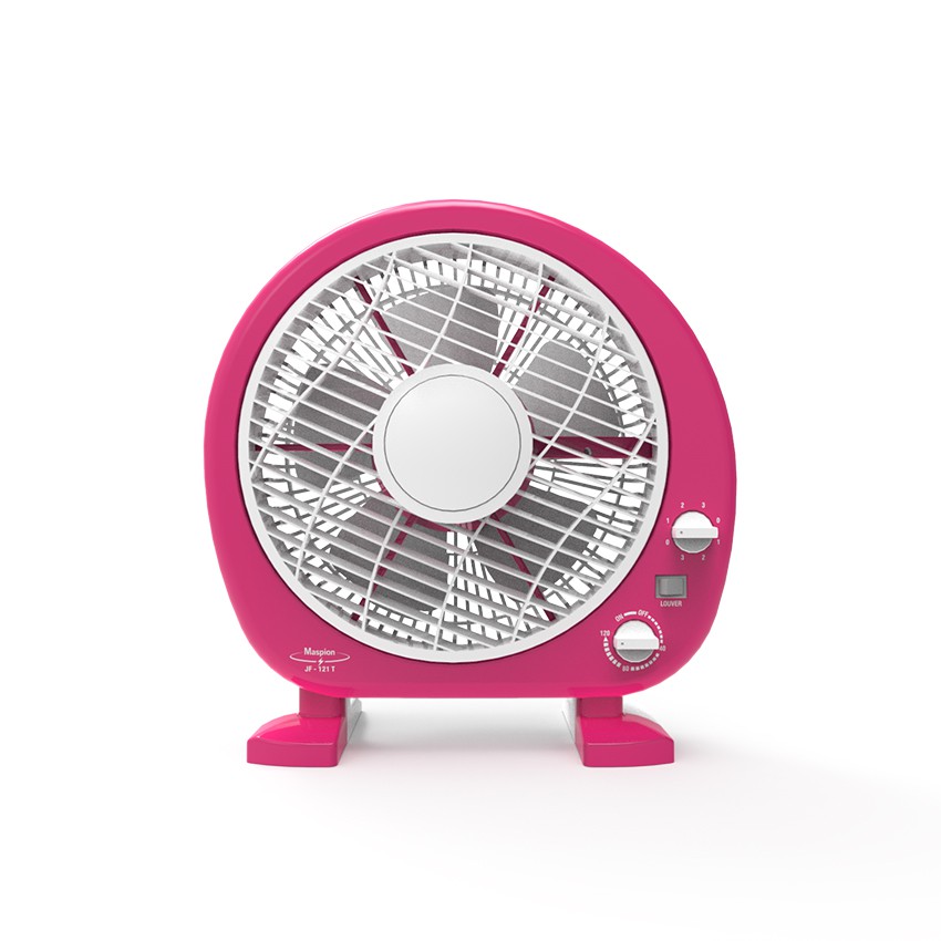 KIPAS ANGIN MASPION JF-121T BOX FAN 10 INCH JF 121 TIMER GARANSI RESMI WAKTU MEJA LANTAI