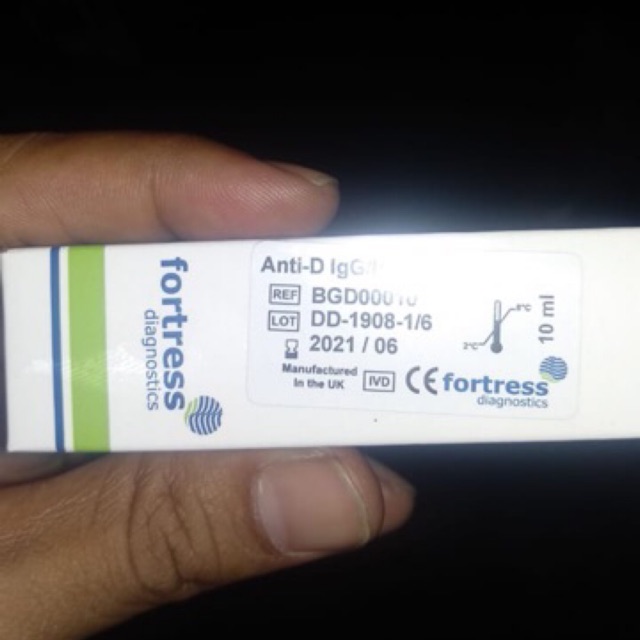Golongan Darah Fortress Anti-D (10ml)