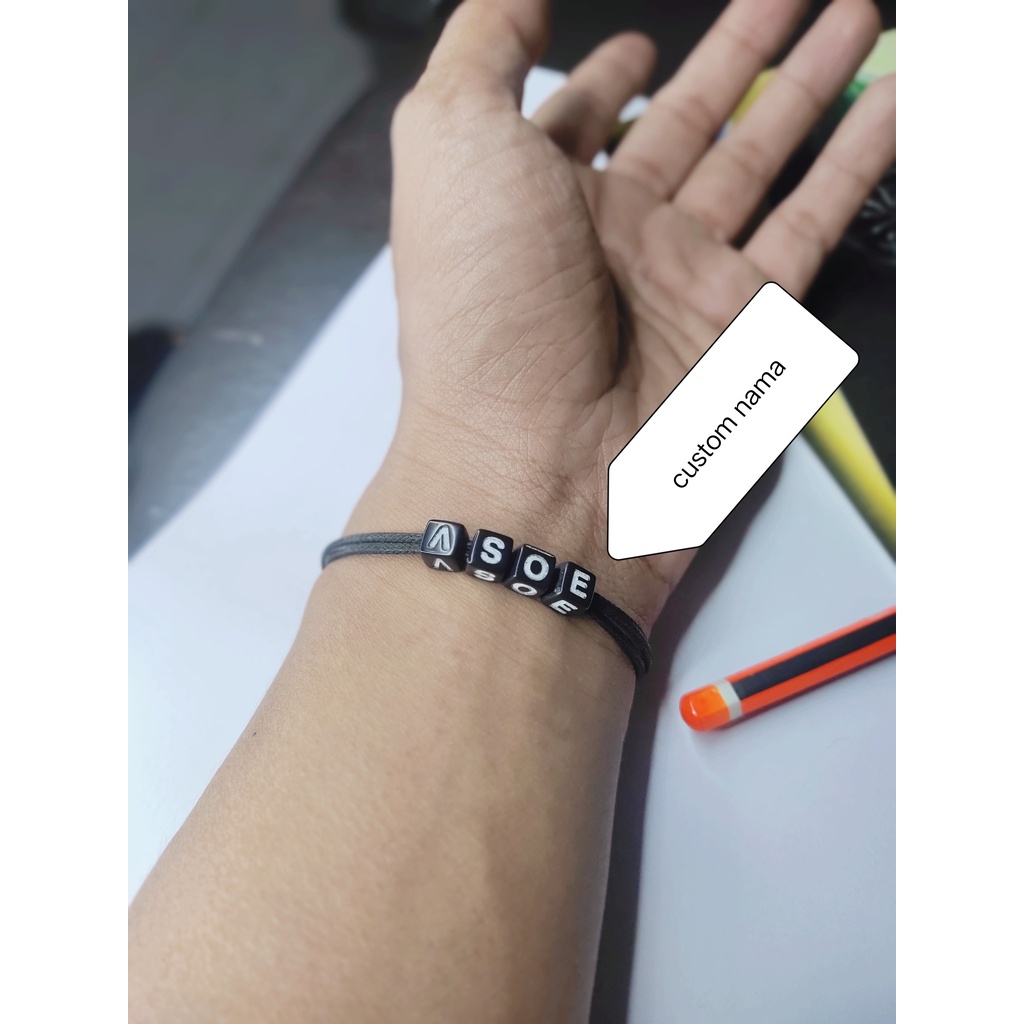 GELANG NAMA ll GELANG INITIAL ll GELANG COUPLE ll Gelang