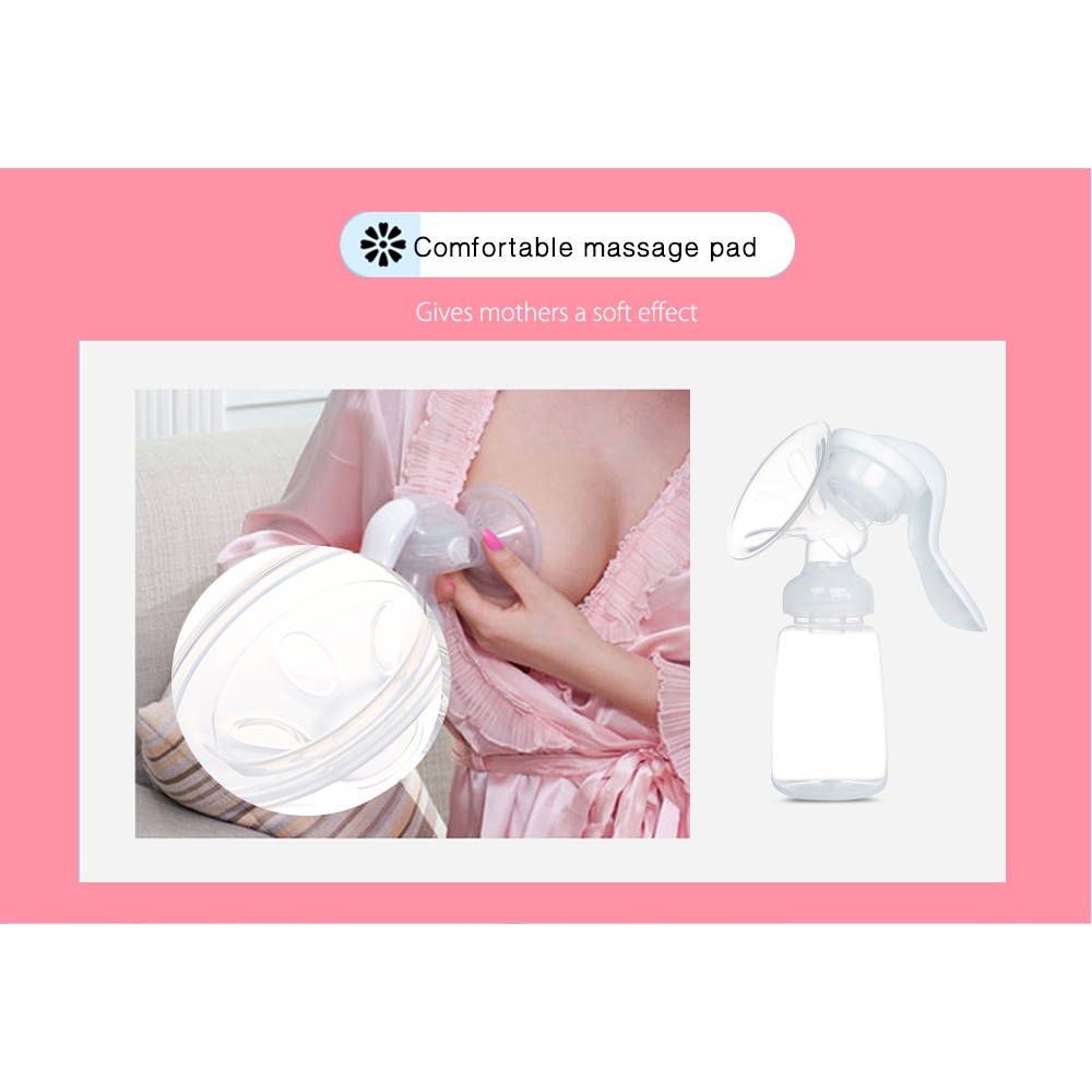 Pompa ASI Manual Crown CR-3338 / Breast Pump Botol Susu BPA Free | Bwr IX