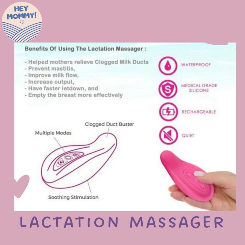 HEYMOMMY.ID - Lactation Massager •• Penghancur grenjel ASI