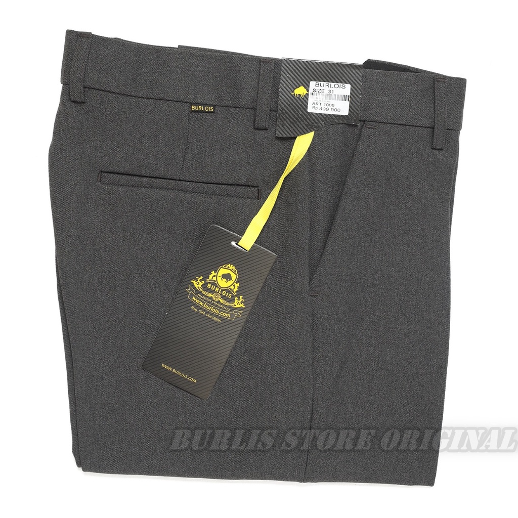 Burlois Store Original celana kerja formal kantor bahan SlimFit