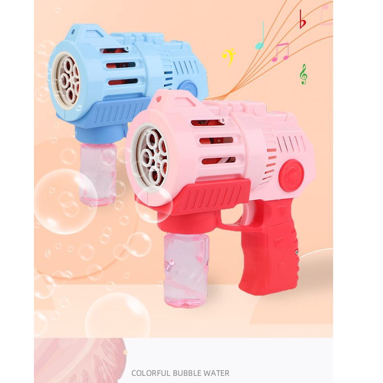 MMTOYS CM-M13 Mainan Anak Bubble Gun Pistol Gun Balon Busa Kuda / Mainan Tembak Semprot Gelembung-8