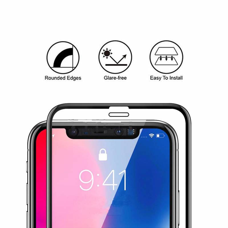 1pc Pelindung Layar Tempered Glass Untuk iPhone 11 12 Pro Max Mini 6 6s 7 8 Plus X XS Max XR SE 2020