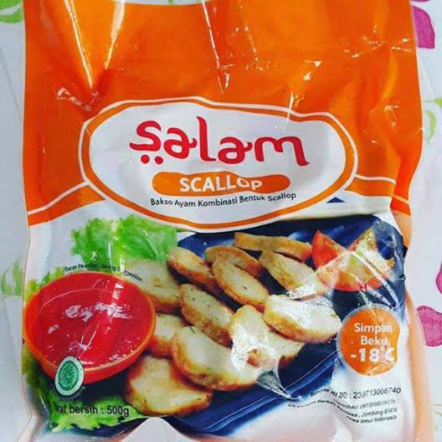 

Scallop Salam 500gr