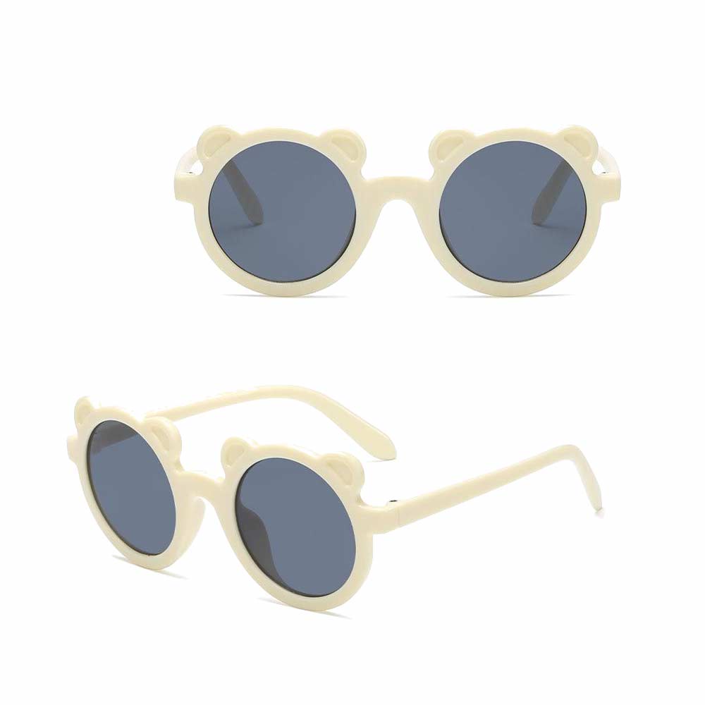 Kacamata Anak [ Beige ] Anti Radiasi Blue Ray UV 400 - Laki-laki &amp; Perempuan Korea - HM814