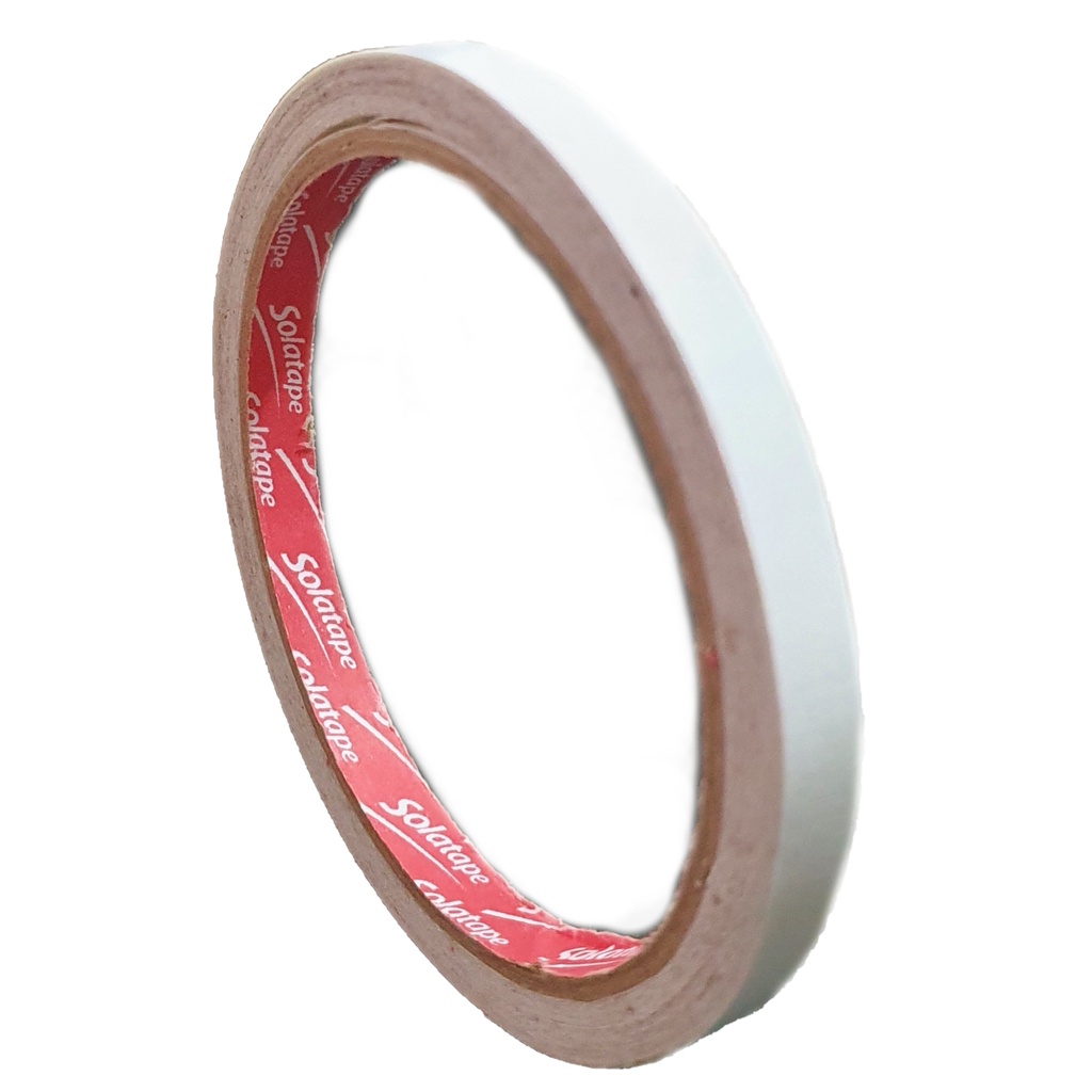

DOUBLE TAPE 8 MM / DOUBLE TAPE KERTAS 8 MM SOLATAPE BERKUALITAS 601