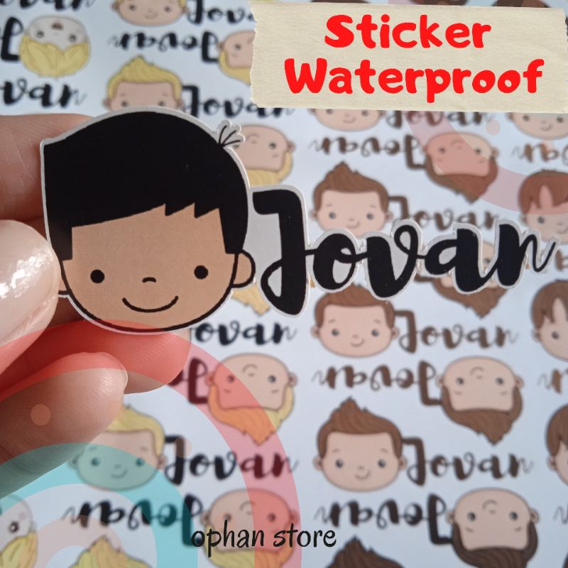 

(Waterproof) Sticker Anak / Penanda Buku / Label Buku (Bisa Mix gambar)