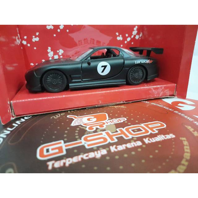 DIECAST MAINAN MOBIL-Mazda RX-7 1993 Black-Jada JDM 1.32 ORIGINAL JADA TOYS