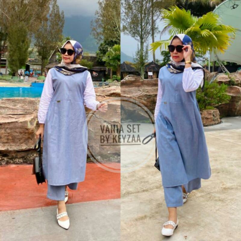 VANIA SET CELANA KULOT TUNIK import