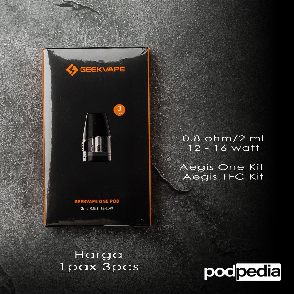 GeekVape Aegis One 1FC 0.8 1.2 ohm 2ml Pod Cartridge Authentic