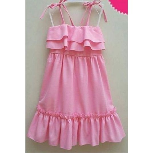 dress Pink ruffle