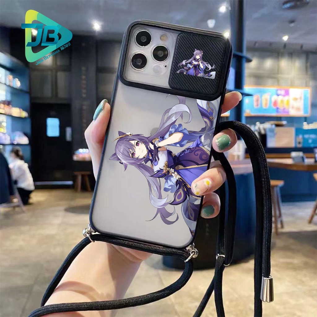 SOFTCASE SLINGCASE SLIDE PELINDUNG KAMERA ANIME SAMSUNG OPPO VIVO REALME IPHONE XIAOMI ALL TYPE JB5142