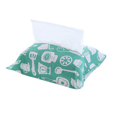 AGG-66 Natural Tissue Pouch / Tempat Dompet Tisu Kain Kanvas Sarung Travel Murah