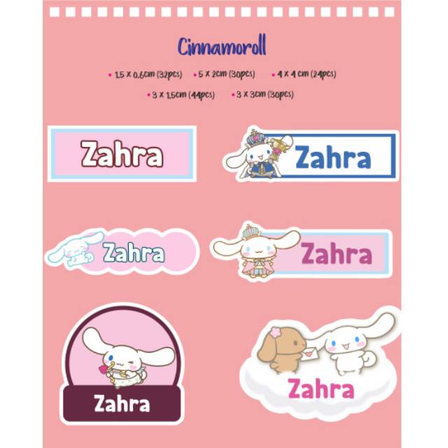 

PO STICKER NAMA ANTI AIR, 1 TEMA DAPAT 192 STICKER