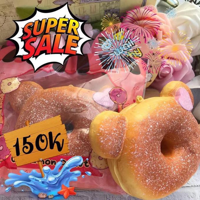 Mudah Yummiibear Jumbo Cinamon Donut Squishy Gilaa