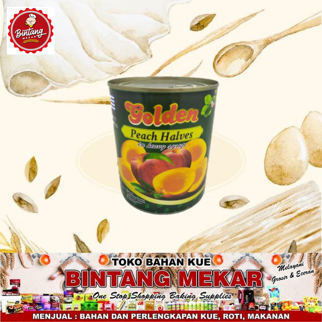 

Golden Peach Halves 820gr