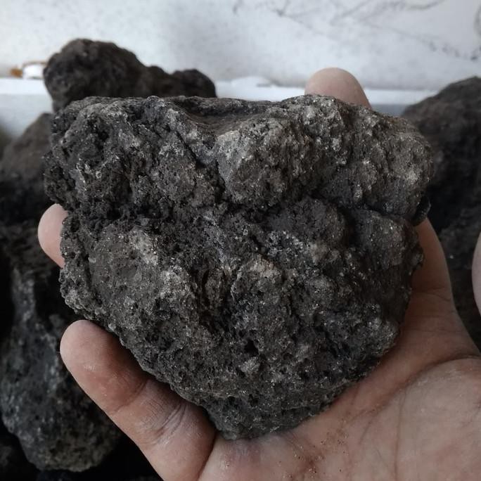 Monggo] Batu Lava Rock Hitam Aquascape