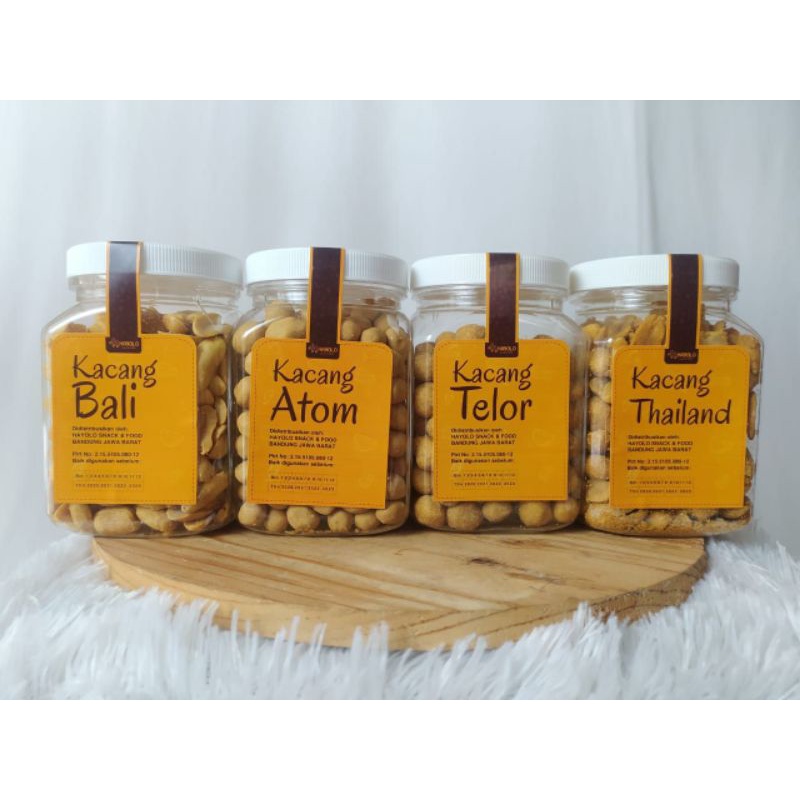 

CEMILAN TERKINI SERBA KACANG KACANG TELOR KACANG THAILAND KACANG ATOM BY HAYOLO SNACK