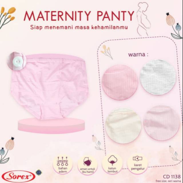 Celana Dalam ibu hamil Sorex 1138 maternity panty