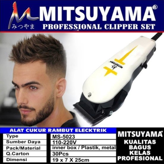 ALAT CUKUR RAMBUT PROFESIONAL MITSUYAMA MS 5023-DIJAMIN TERMURAH