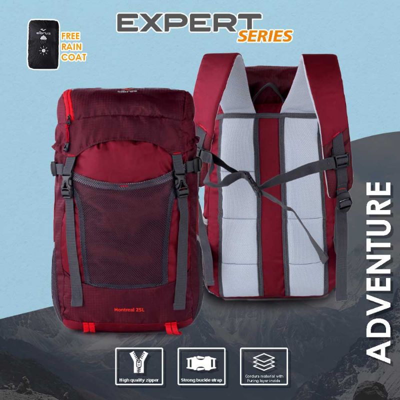 Tas Backpack 25 Liter Pria Wanita Terbaru | Tas Ransel Keril Premium | Tas Gunung Adventure Travelling Original